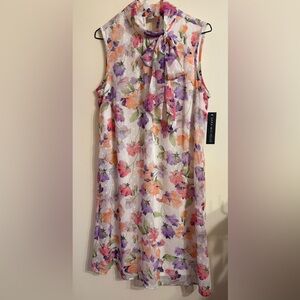 NWT Sara Michelle Multicolor Floral Midi Dress